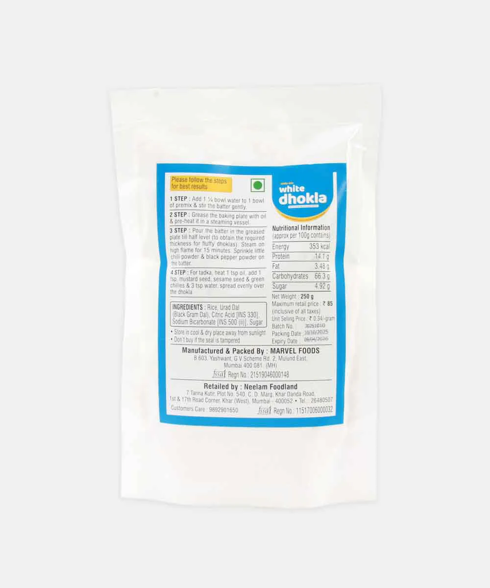 Neelam Instant White Dhokla 250 Gm - Image 2