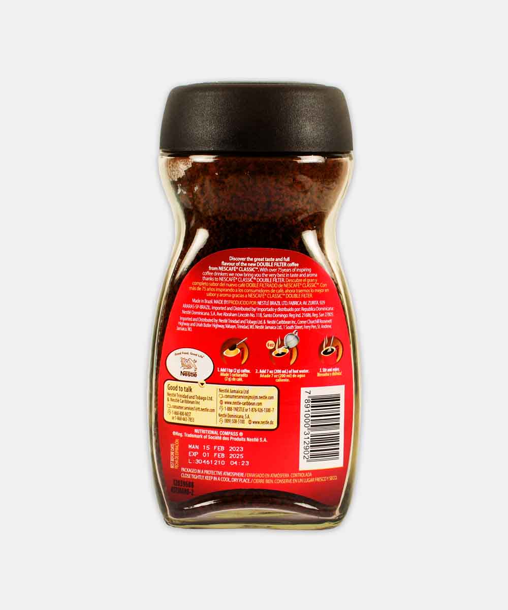 Nescafe Classic Coffee Bottle Imported 200 Gm - Image 2
