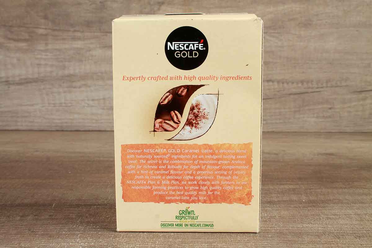 Nescafe Latte Caramel Coffee 136 Gm - Image 2
