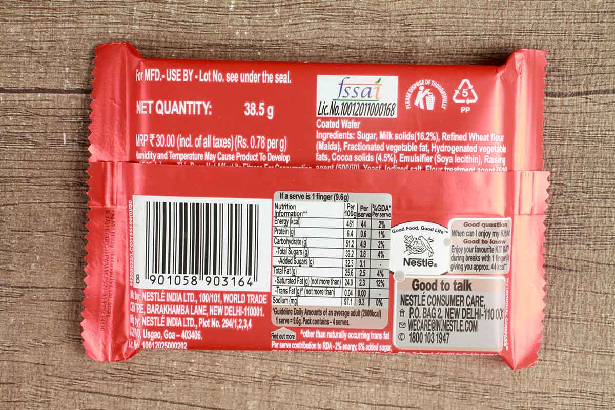 Nestle Kitkat Chocolate 38.5 Gm - Image 2