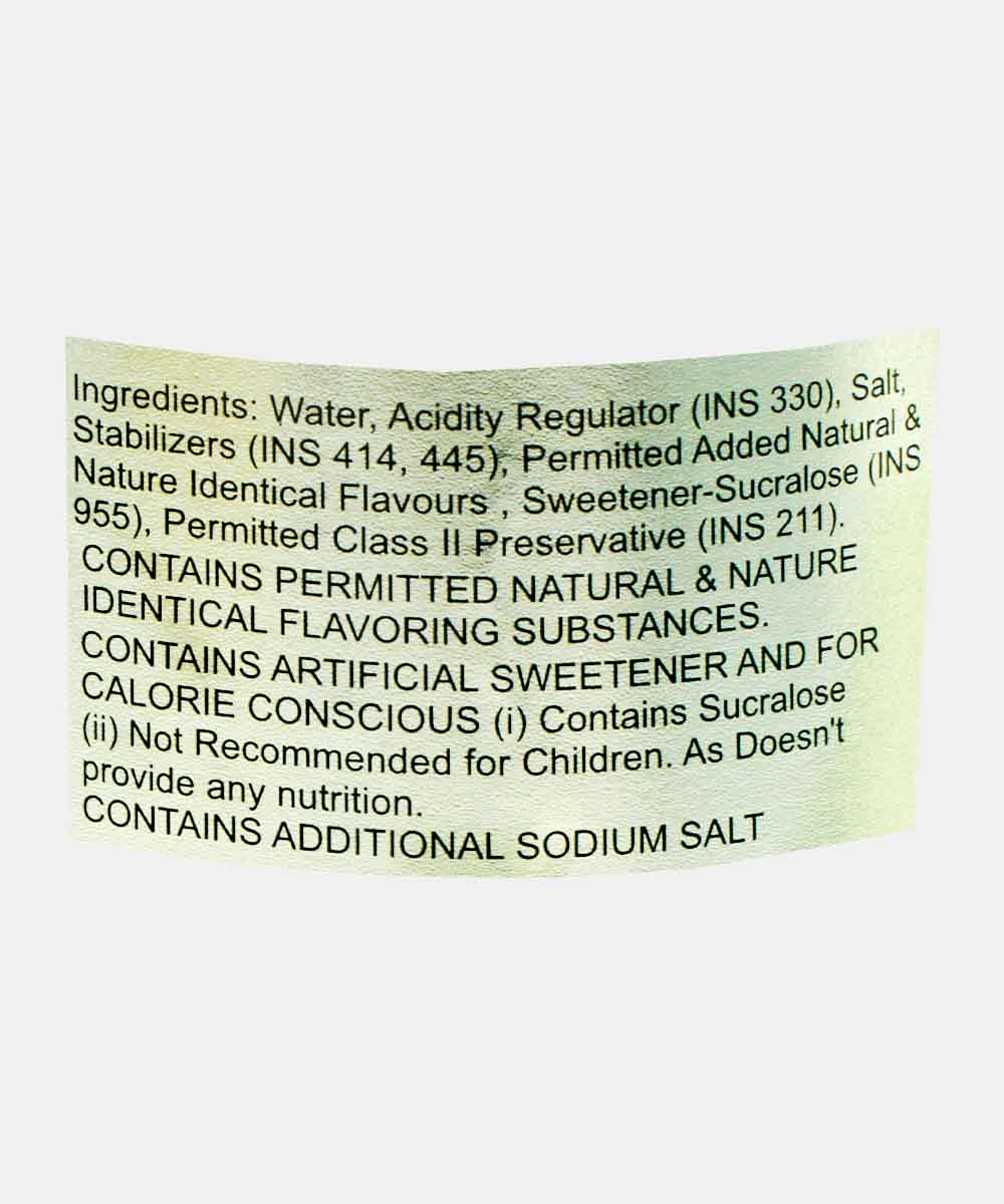 Netrition Lemon Sugar Free Syrup 500 Ml - Image 4