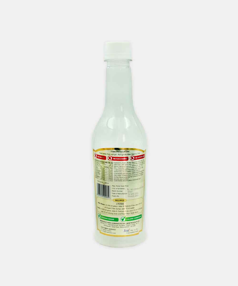 Newtrition Lychee Sugar Free Syrup 500 Ml - Image 2