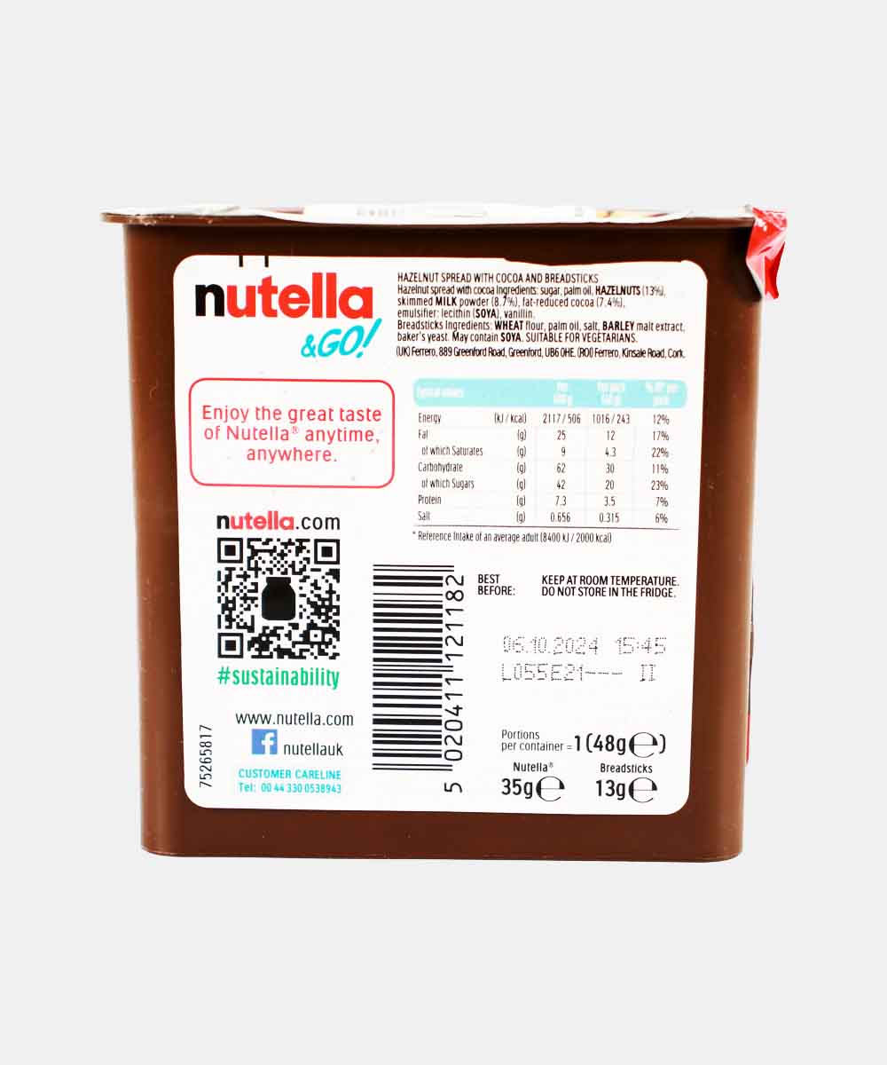 Nutella Go Breadstick 48 Gm - Image 2