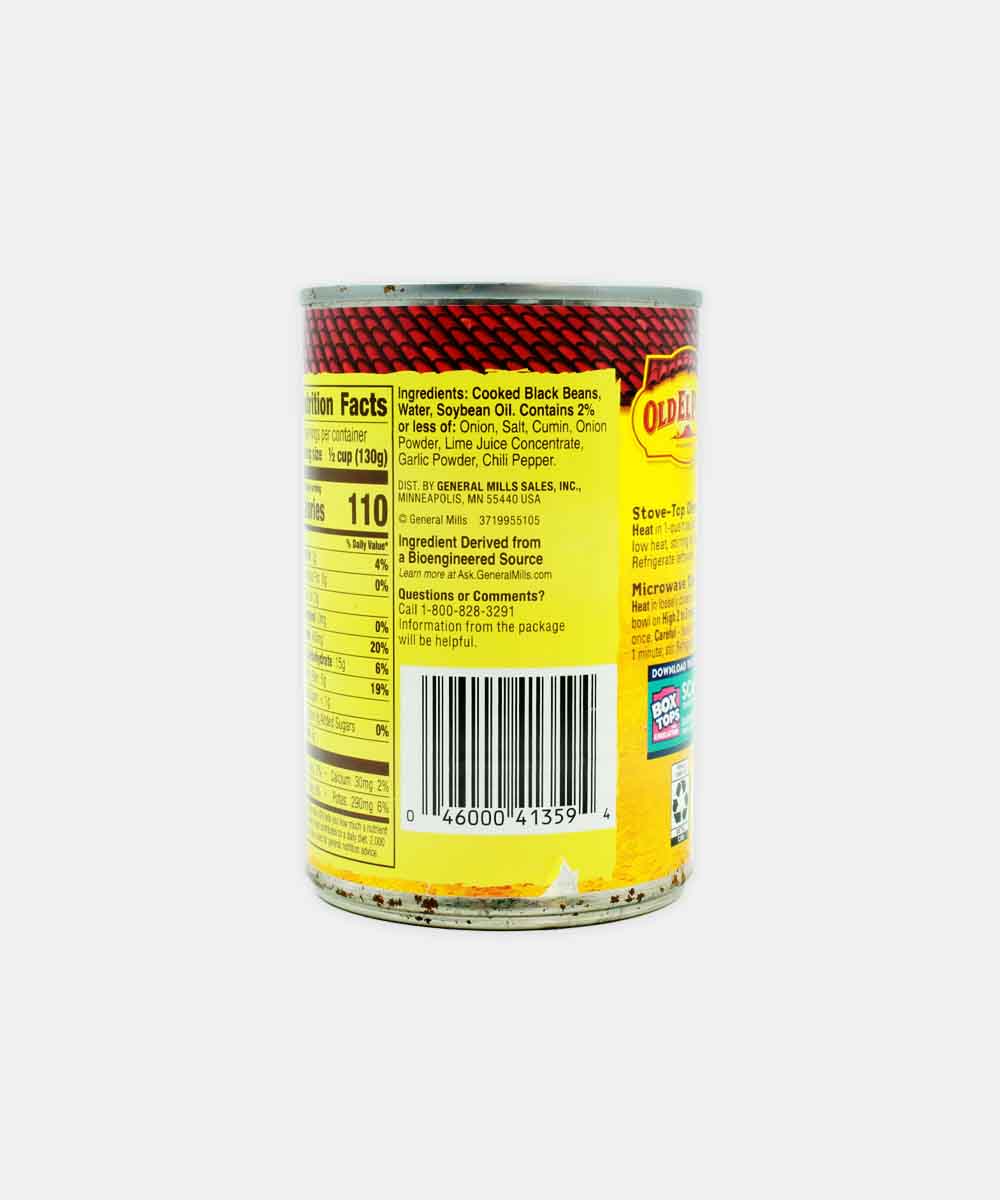 Old Elpaso Black Refried Beans 453G - Image 2