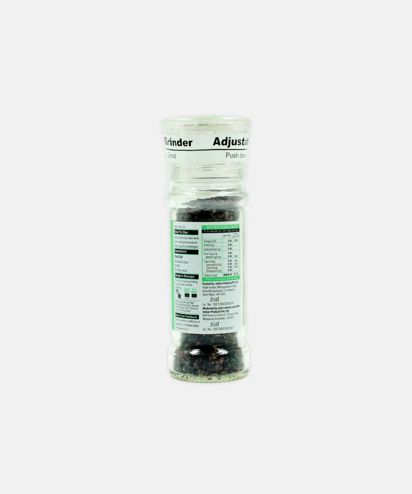 Only Black Salt Grinder 100 Gm - Image 2