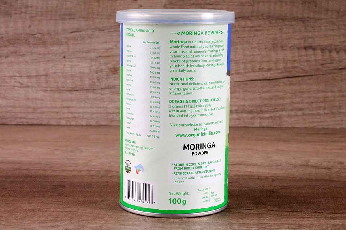 Organic India Moringa Powder 100 Gm - Image 2