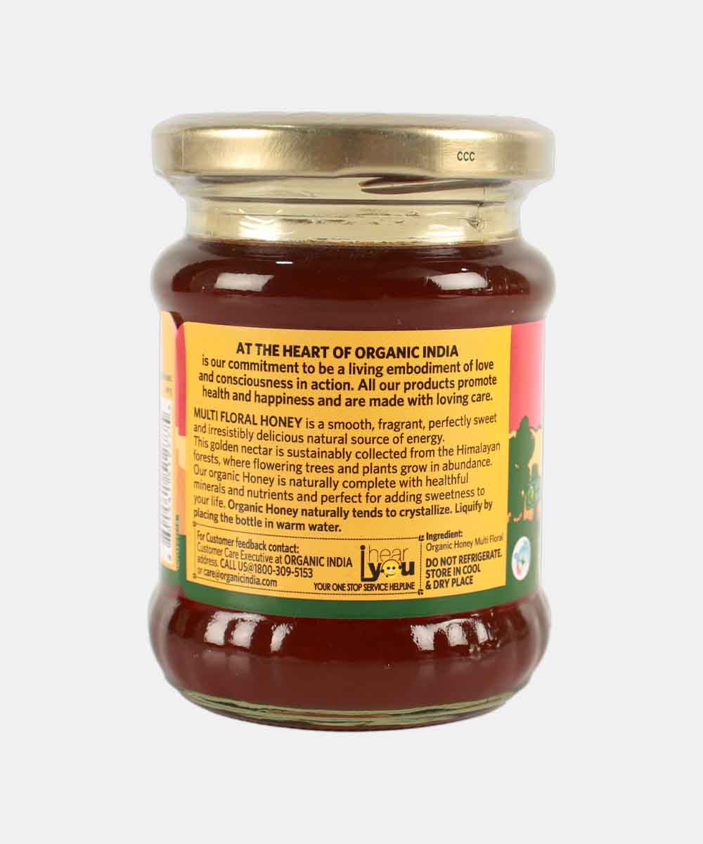 Organic India Multi Floral Honey 250 Gm - Image 2