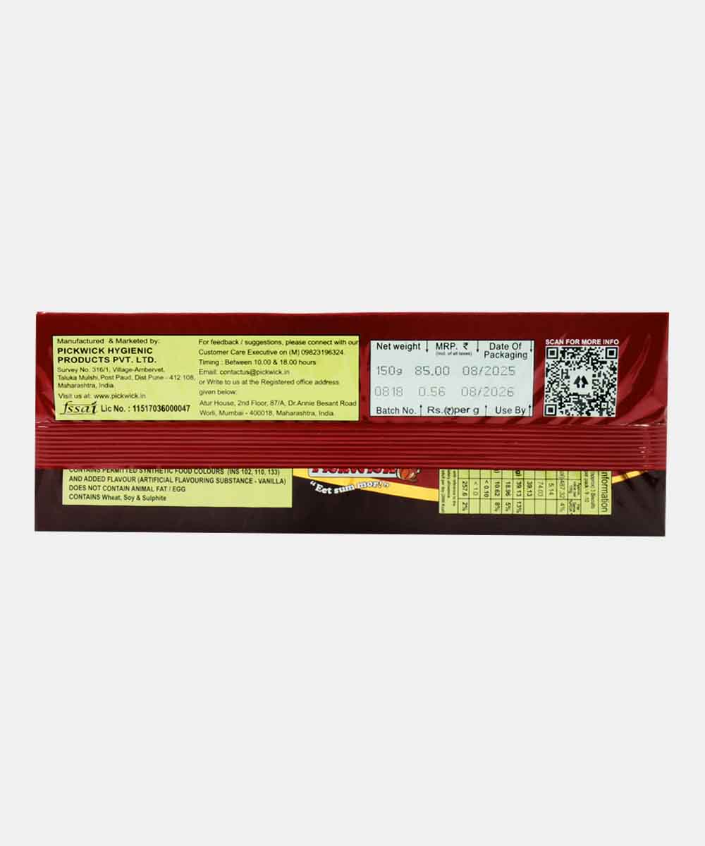 Pickwick Chocolate Wafer Biscuits 150 Gm - Image 2