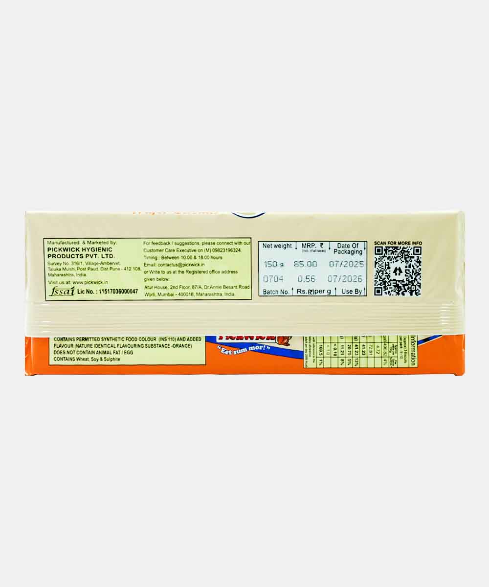 Pickwick Orange Biscuits 150 Gm - Image 2