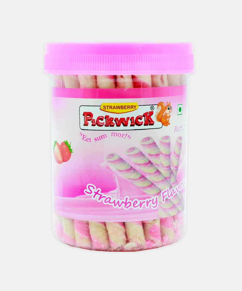 Pickwick Strawberry Rolls Biscuits 300 Gm