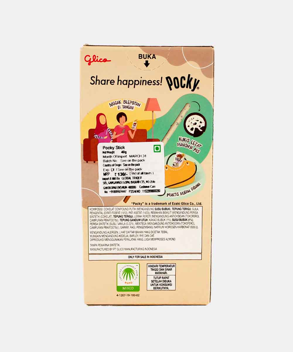 Pocky Cookies & Cream Biscuit Stick 40 Gm - Image 2