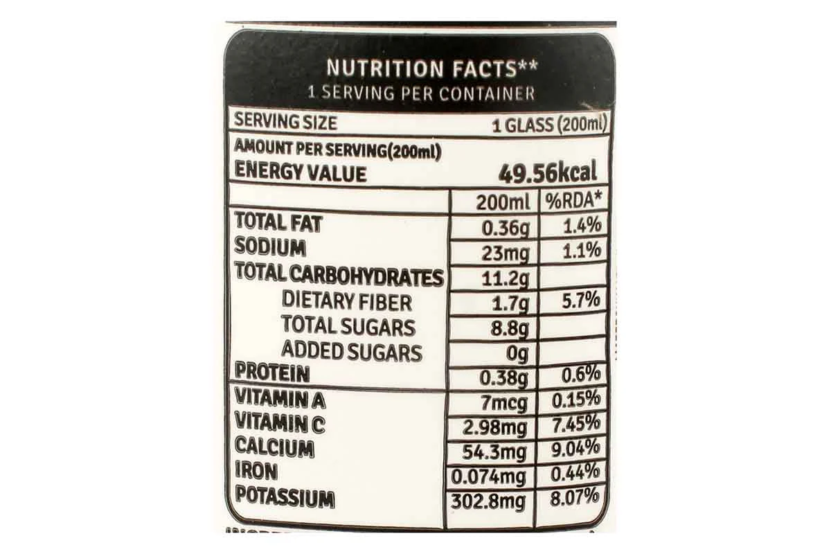 Raw Coconut Water 200Ml - Image 3