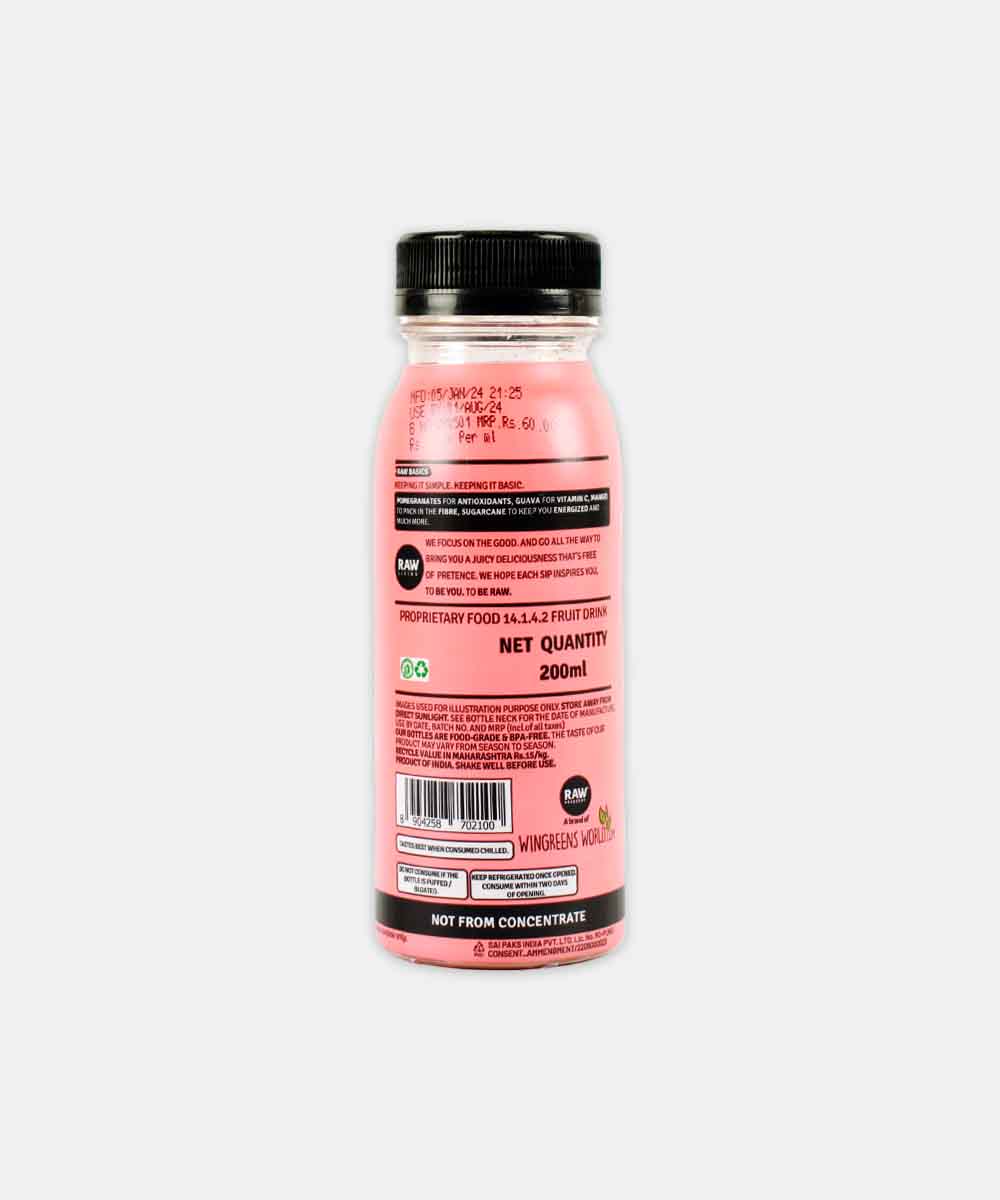 Raw Pressery Mixed Fruit Juice 200 Ml - Image 2