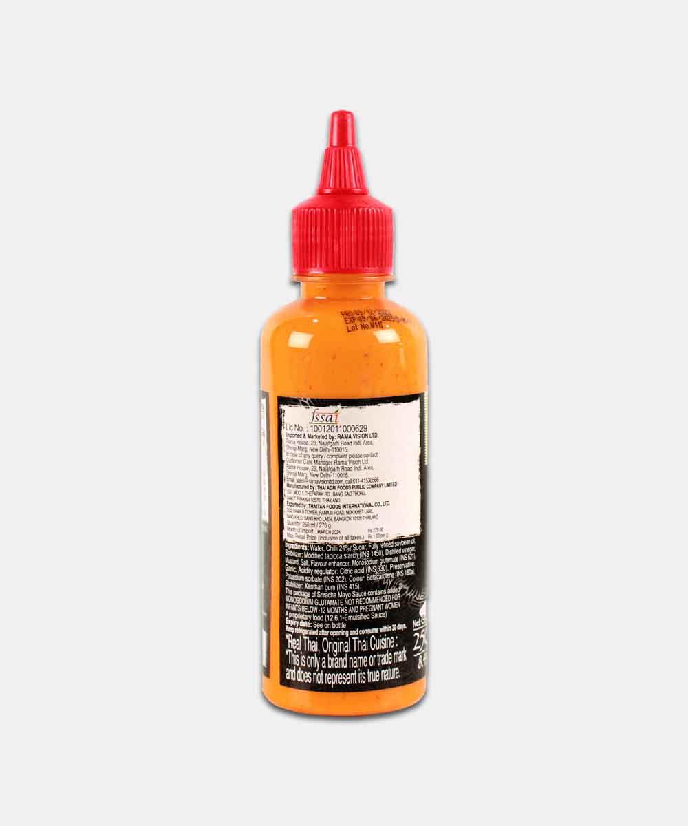 Real Thai Sriracha Mayo Sauce 250 Ml - Image 2