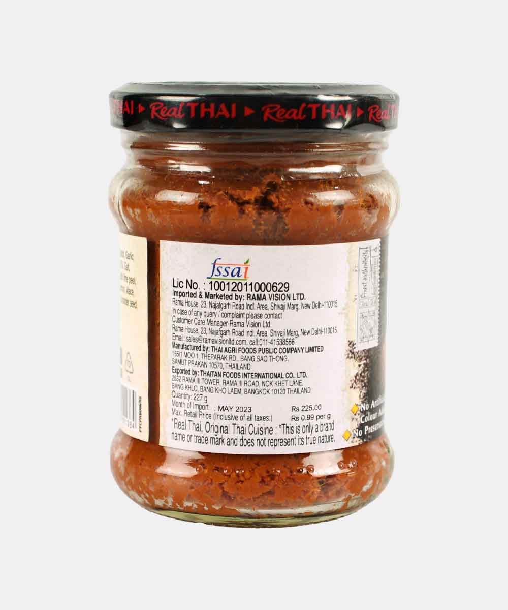 Real Thai Yellow Curry Paste 227 Gm - Image 2