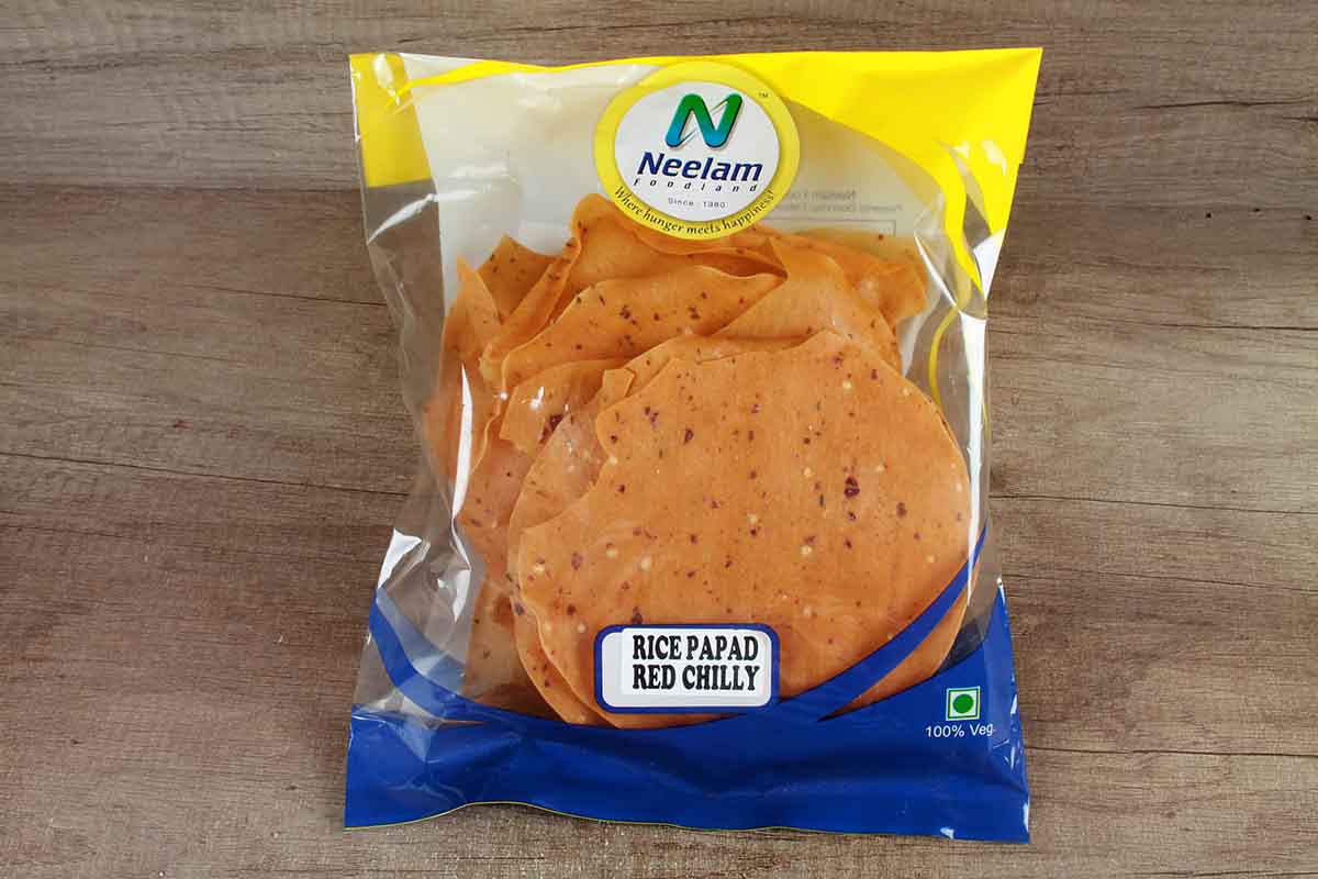 Rice Papad Red Chilly 200 Gm