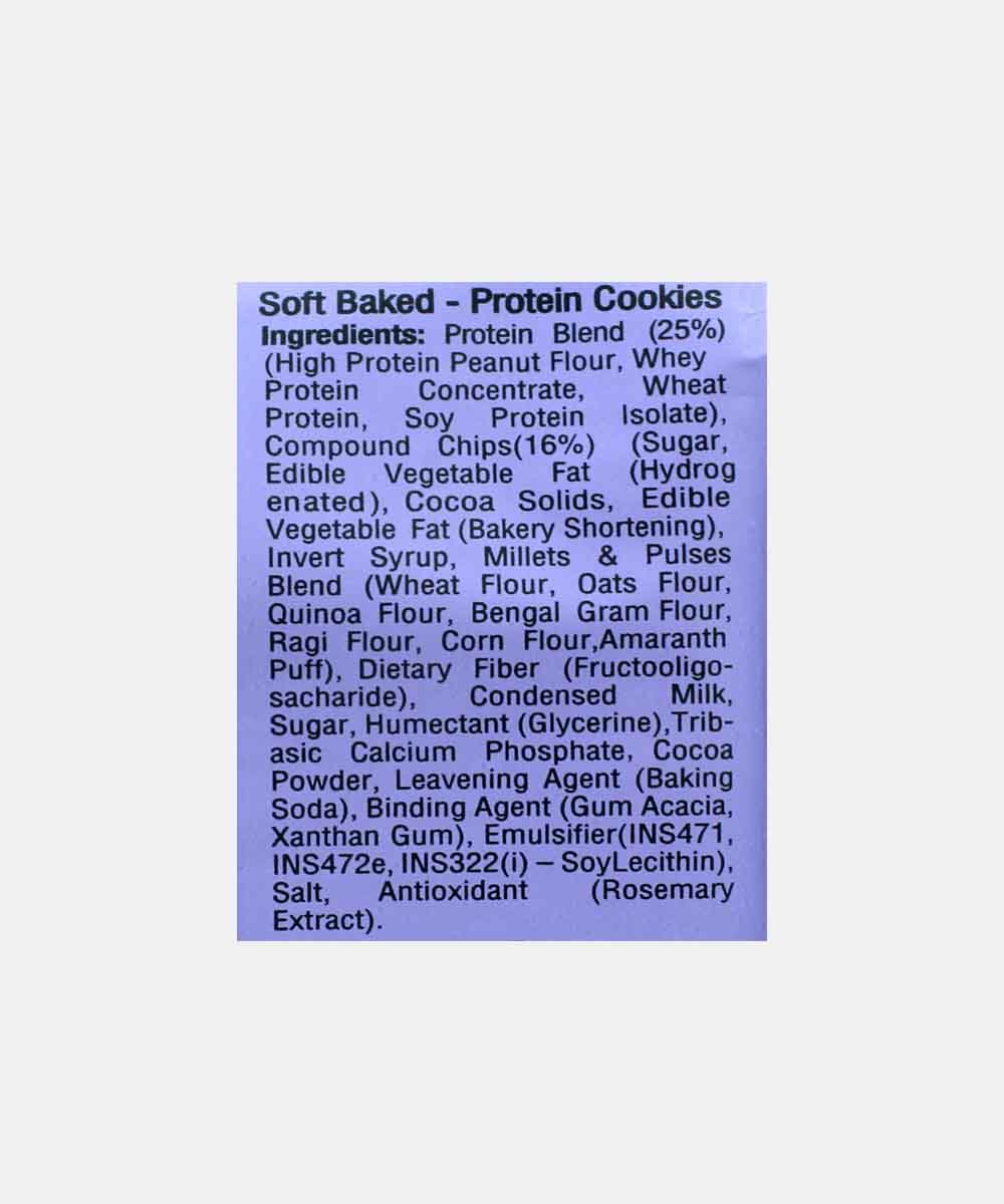 Rite Bite Max Protein 7 Grain Breakfast Choco Chips Cookie 55 Gm - Image 4