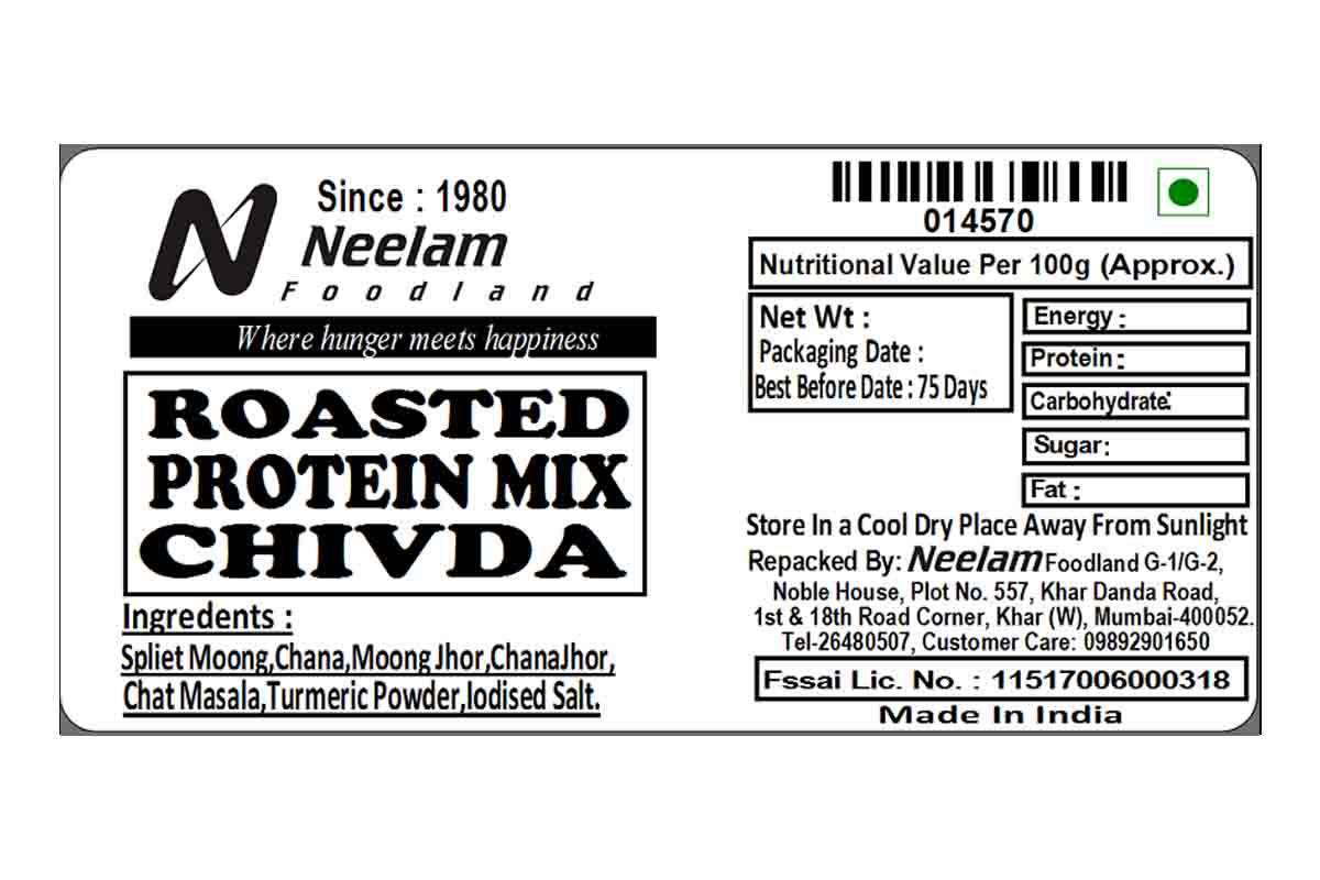 Roasted Protein Mix Chivda 200 Gm - Image 4