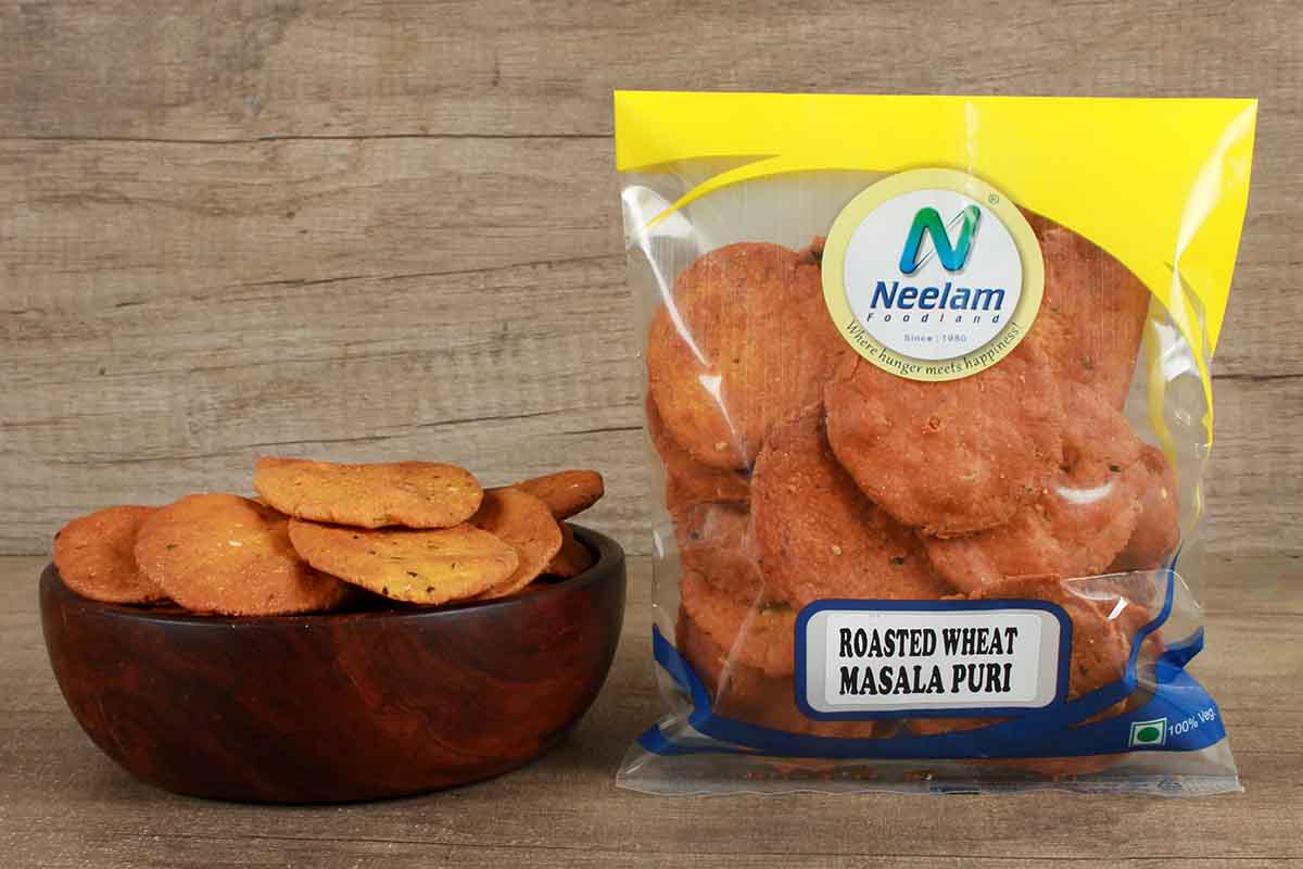 Roasted Wheat Masala Puri 200 Gm