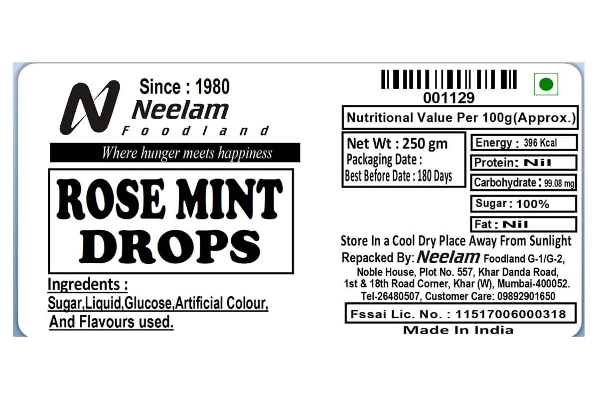 Rose Mint Drops 250 Gm - Image 4