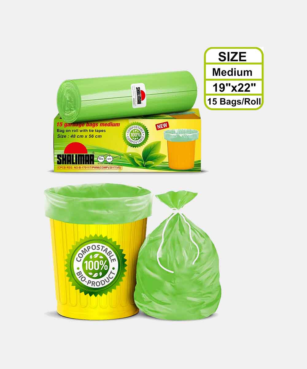 Shalimar Eco Medium Garbage Bag 15 Pieces - Image 4