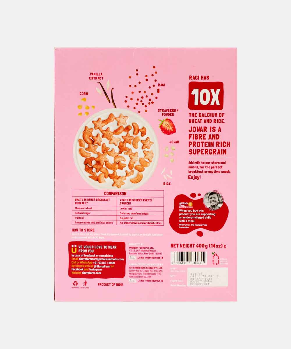 Slurrp Farm Berry Crunch Ragi Stars & Moons Celreals 400 Gm - Image 2