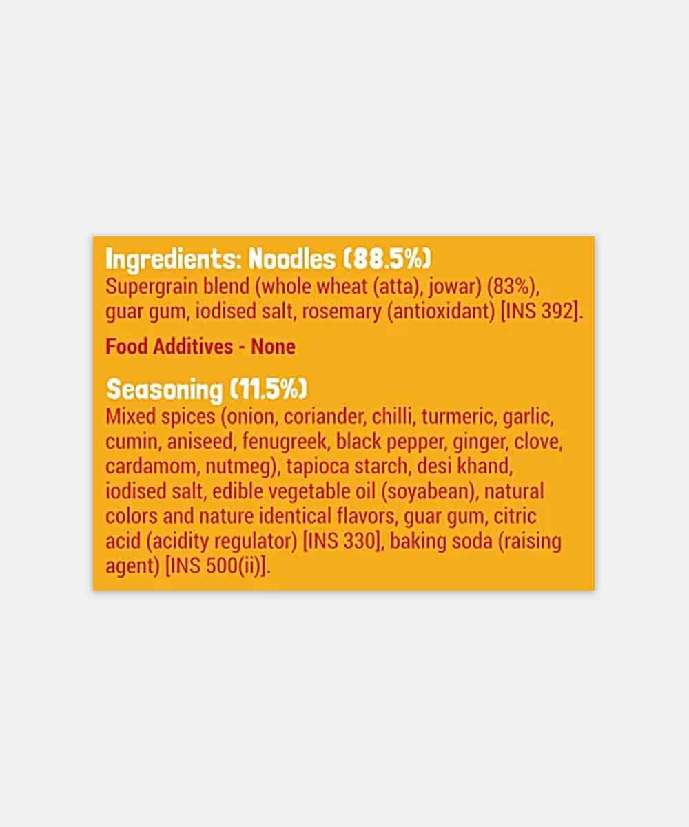 Slurrp Farm Instant Millet Noodle Magic Masala 57 Gm - Image 4