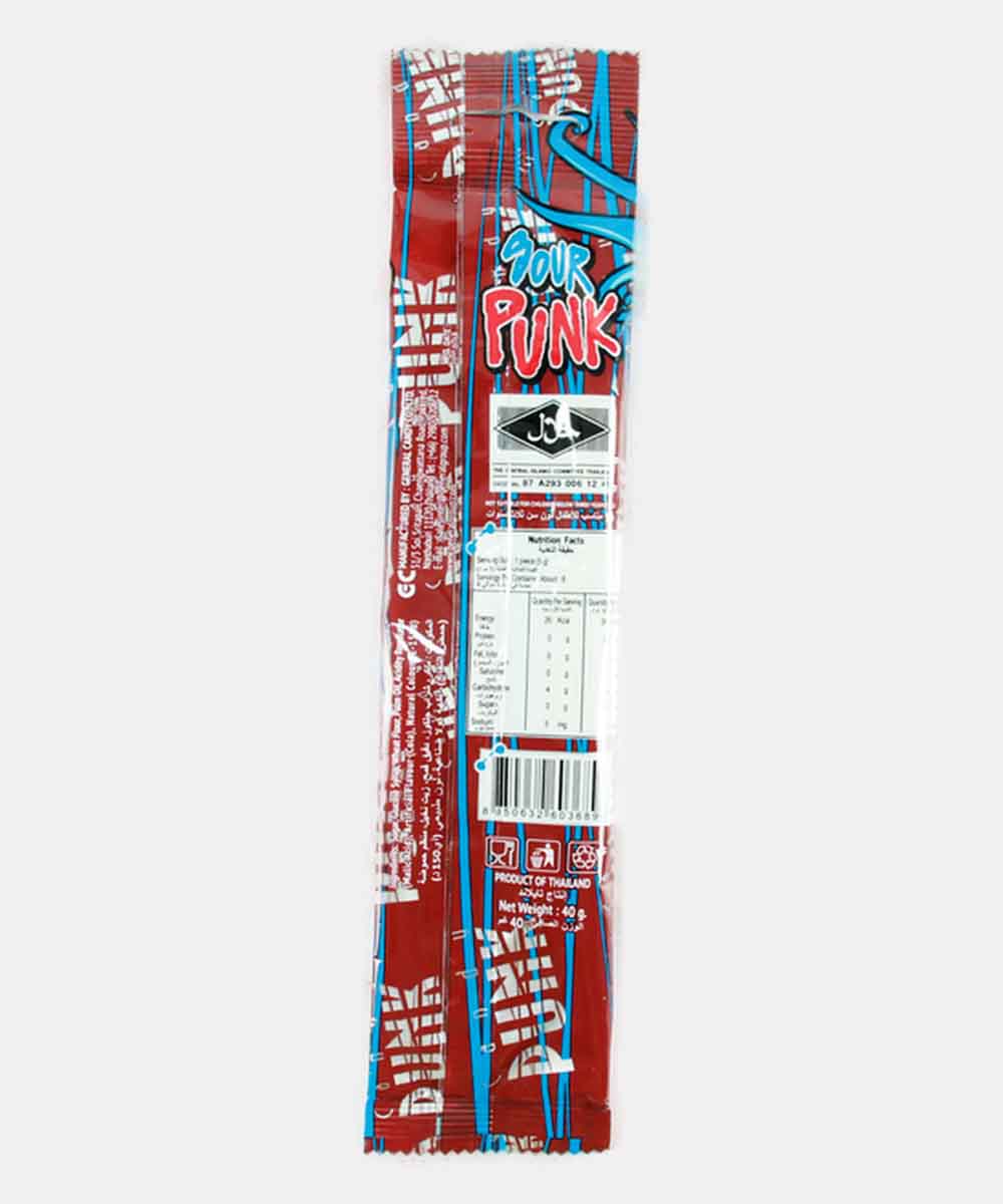 Sour Punk Cola Flavour Candy Stick 40 Gm - Image 2