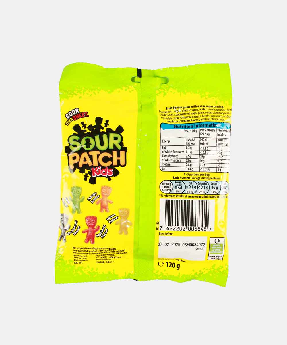 Sour Then Sweet Sour Patch Kids 130 Gm - Image 2