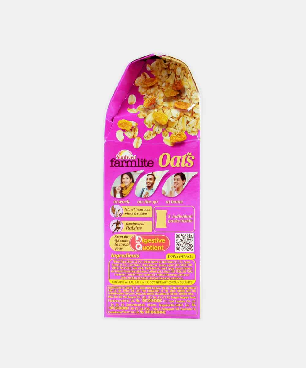 Sunfeast Farmlite Oats & Raisins Biscuits 150 Gm - Image 2