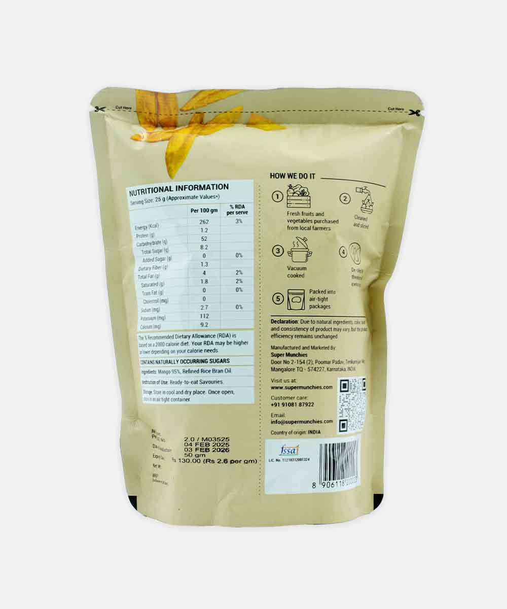 Super Munchies Mango Chips 50 Gm - Image 2