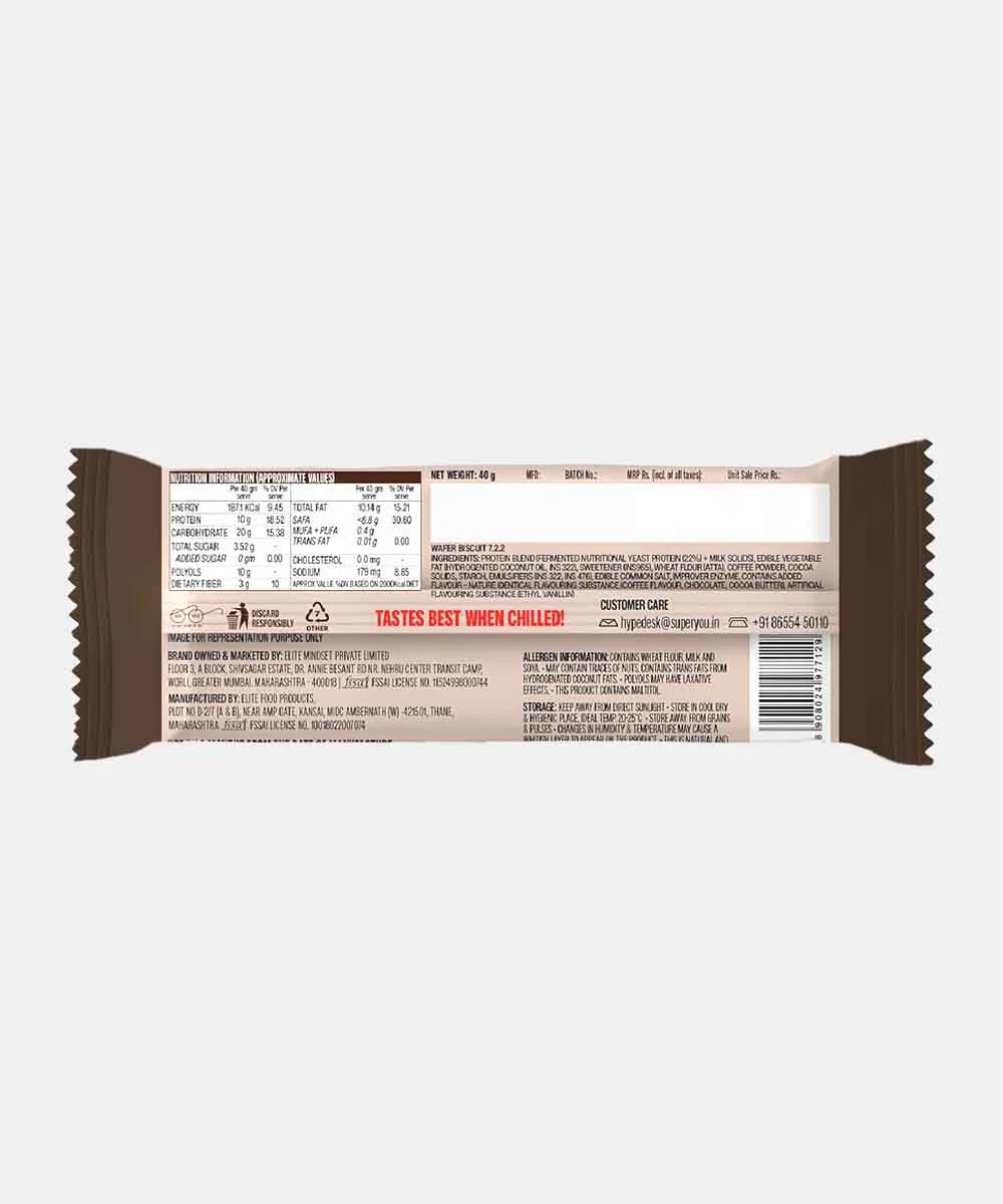 Superyou Coffee Protein Wafer Bar 40 Gm - Image 2