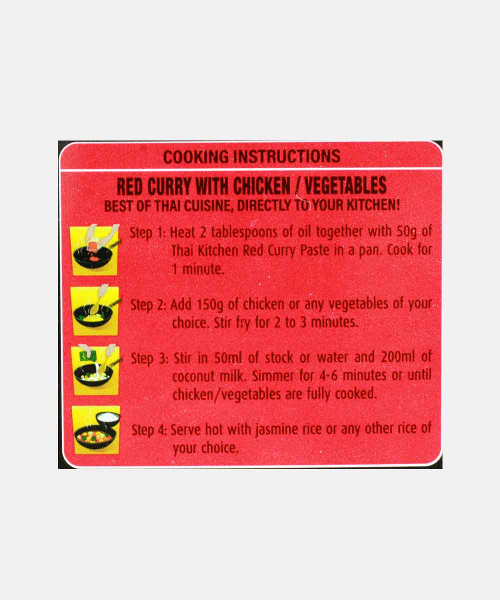 Thai Kitchen Red Curry Paste 50 Gm - Image 3