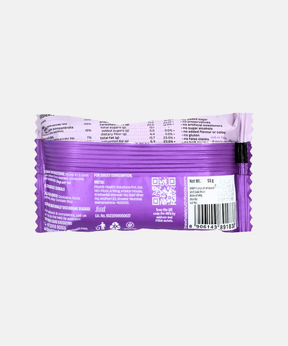 The Whole Truth Almond Millet Cocoa Chocolate 55 Gm - Image 2