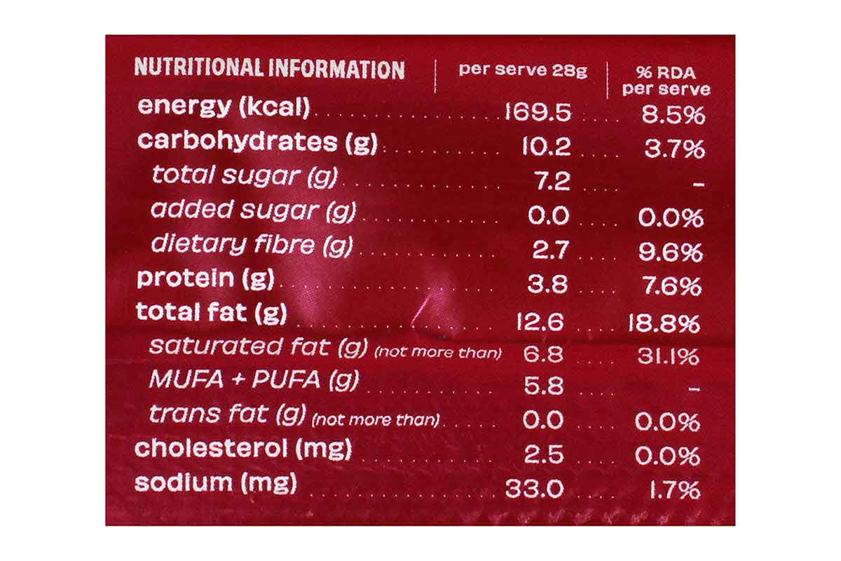 The Whole Truth Badaam Chocolate 28 Gm - Image 3