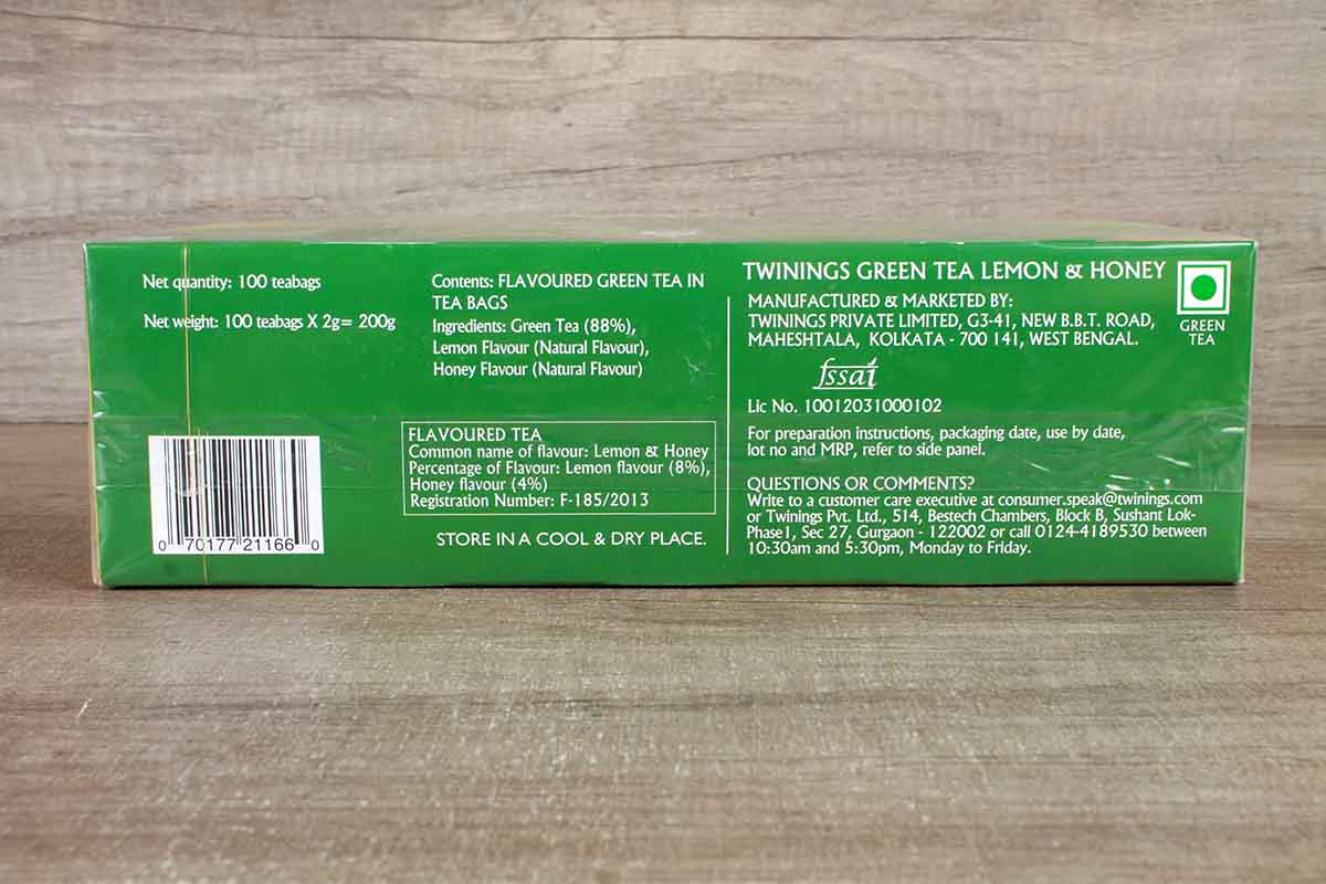 Twining Lemon & Honey Green Tea (100 Bag) - Image 2