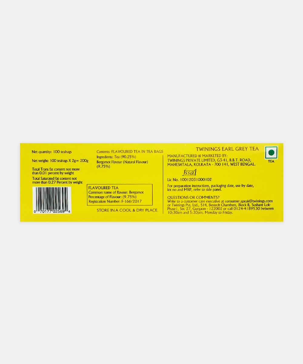 Twinings Earl Grey Tea (100 Bag) - Image 2