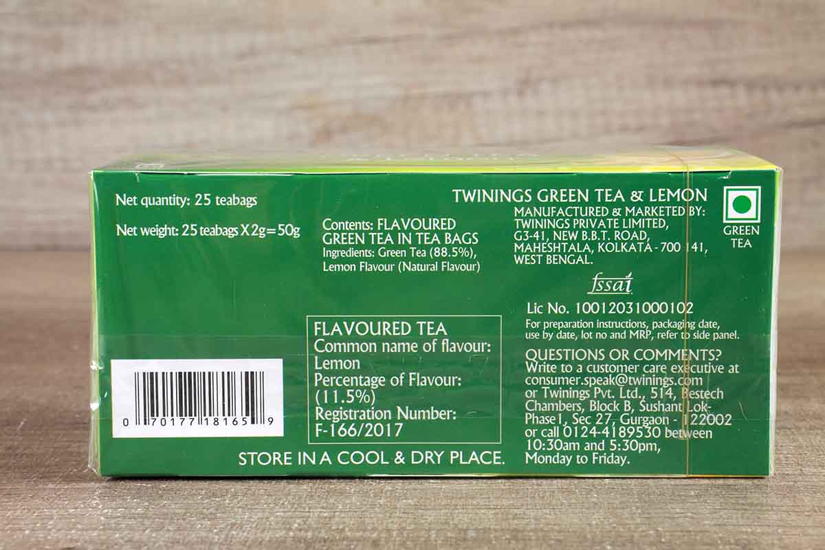 Twinings Green Tea & Lemon 25 Bag - Image 2
