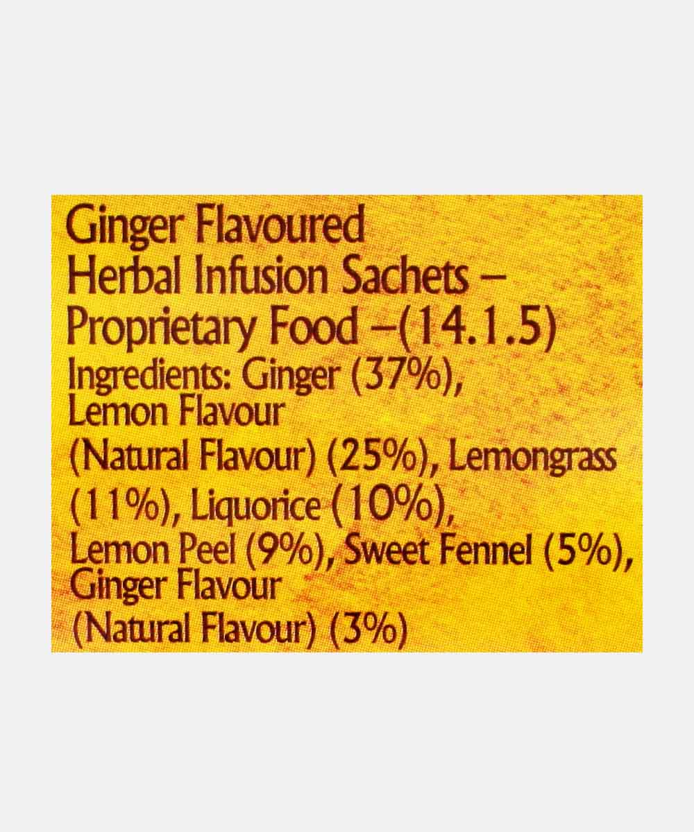 Twinings Lemon & Ginger 25 Bag - Image 4