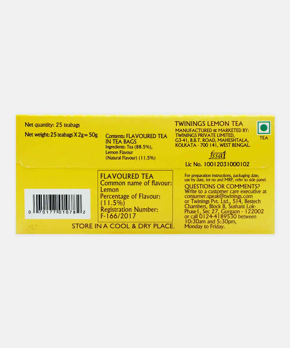 Twinings Lemon Tea 25 Bag - Image 2