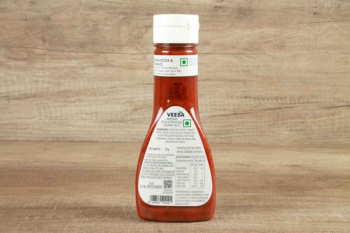 Veeba Marinara Pizza & Pasta Sauce 310 Gm - Image 2
