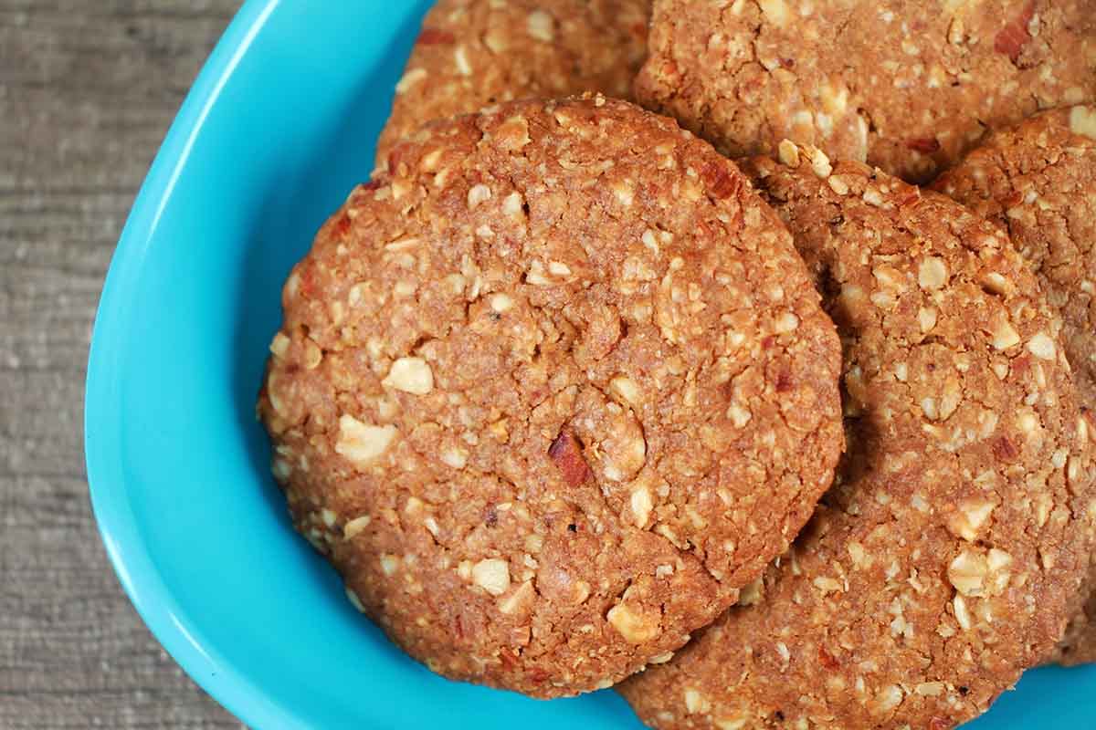 Vegan Oats Almond Coconut Cookies 250 Gm - Image 2