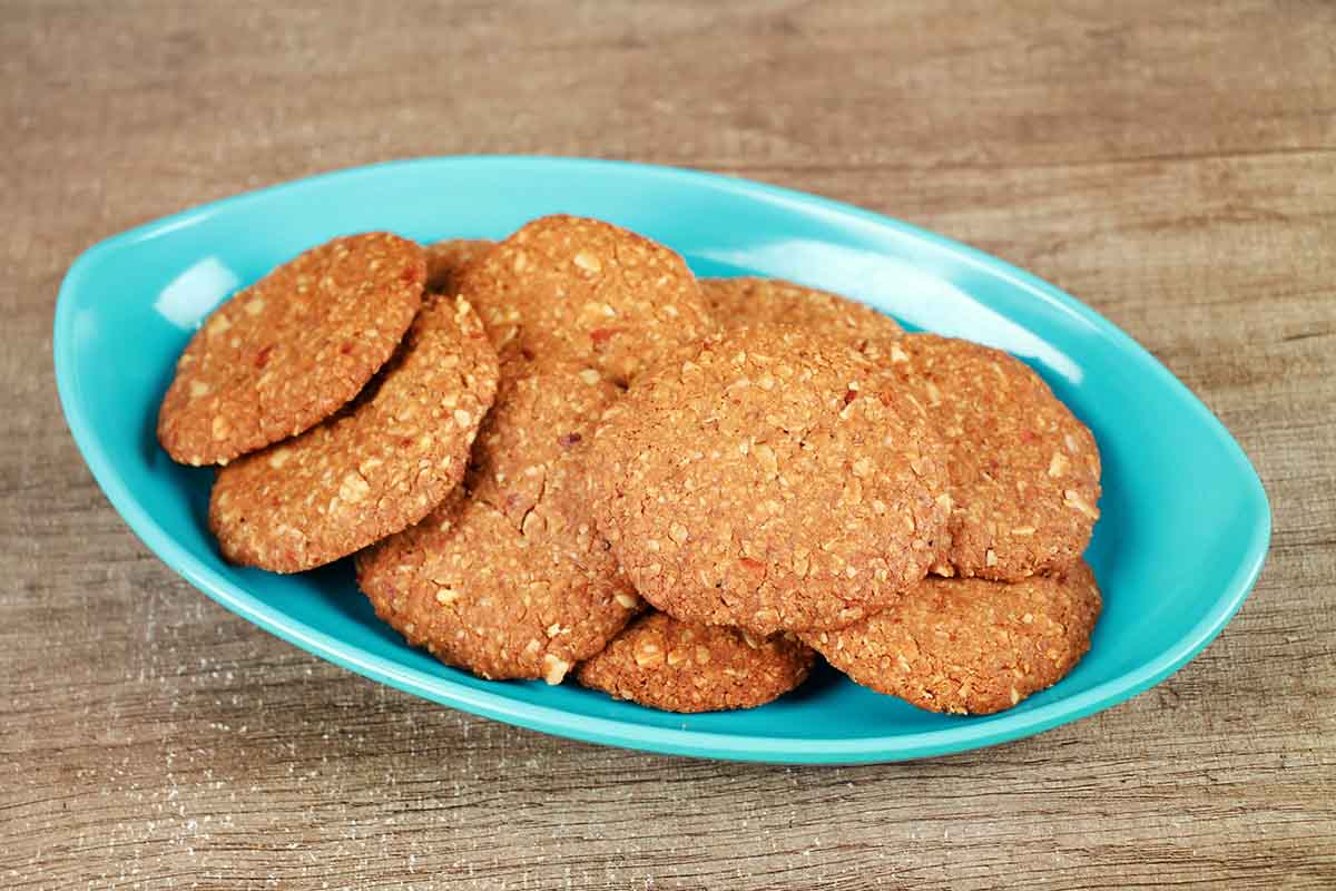 Vegan Oats Almond Coconut Cookies 250 Gm - Image 3