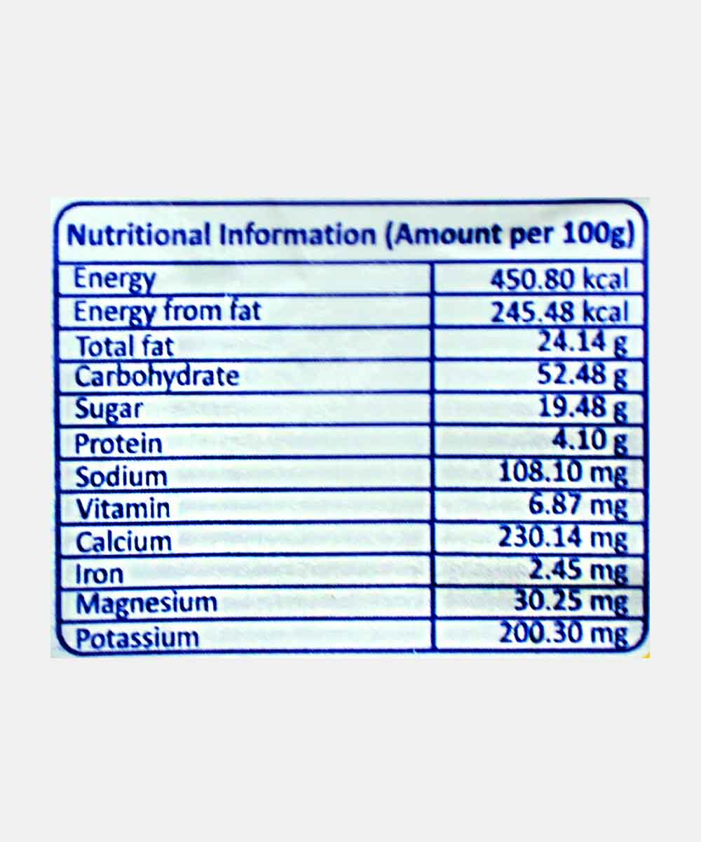 Venus Bekar Vegetarian Rich Nut Plum Sliced Cake 200 Gm - Image 3
