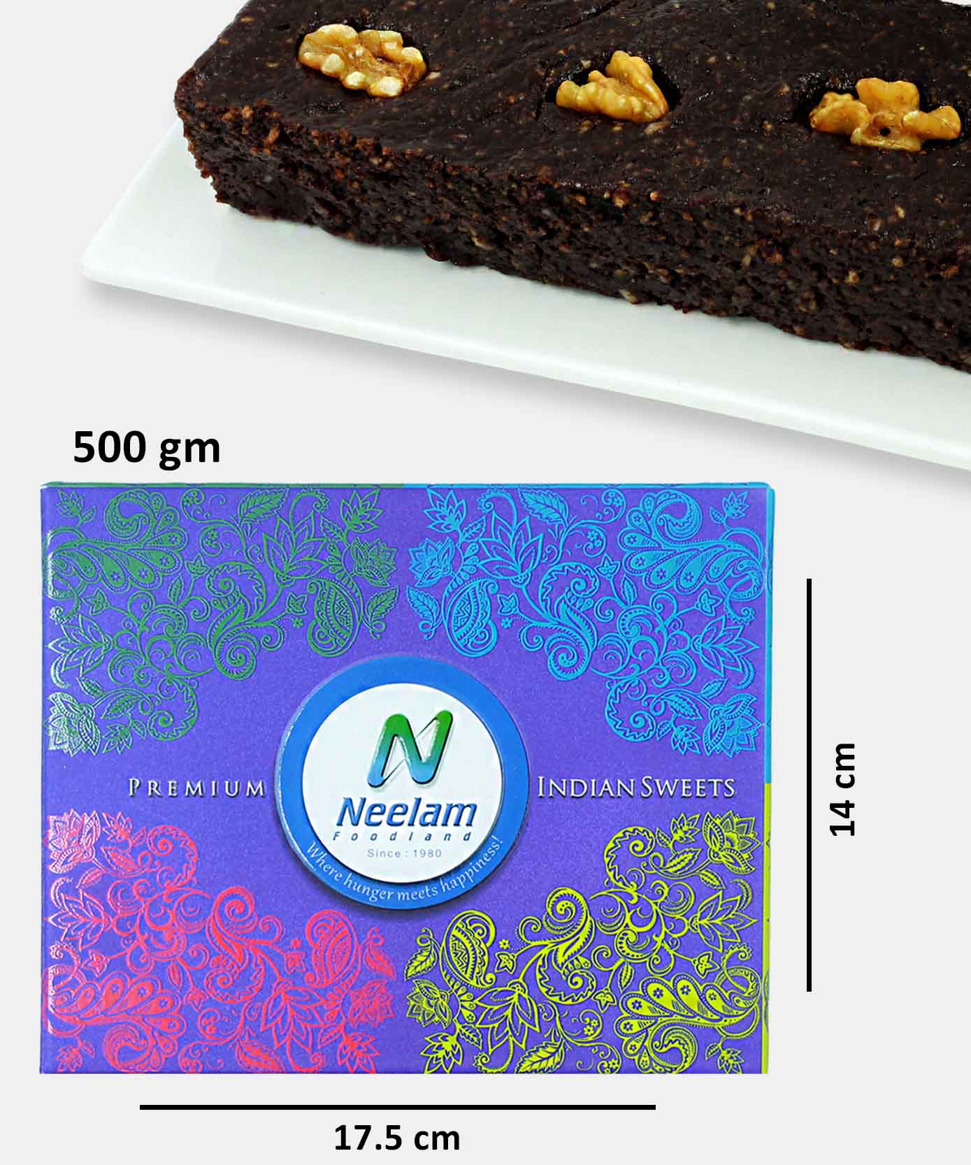 Chocolate Walnut Fudge 500 Gm - Image 3