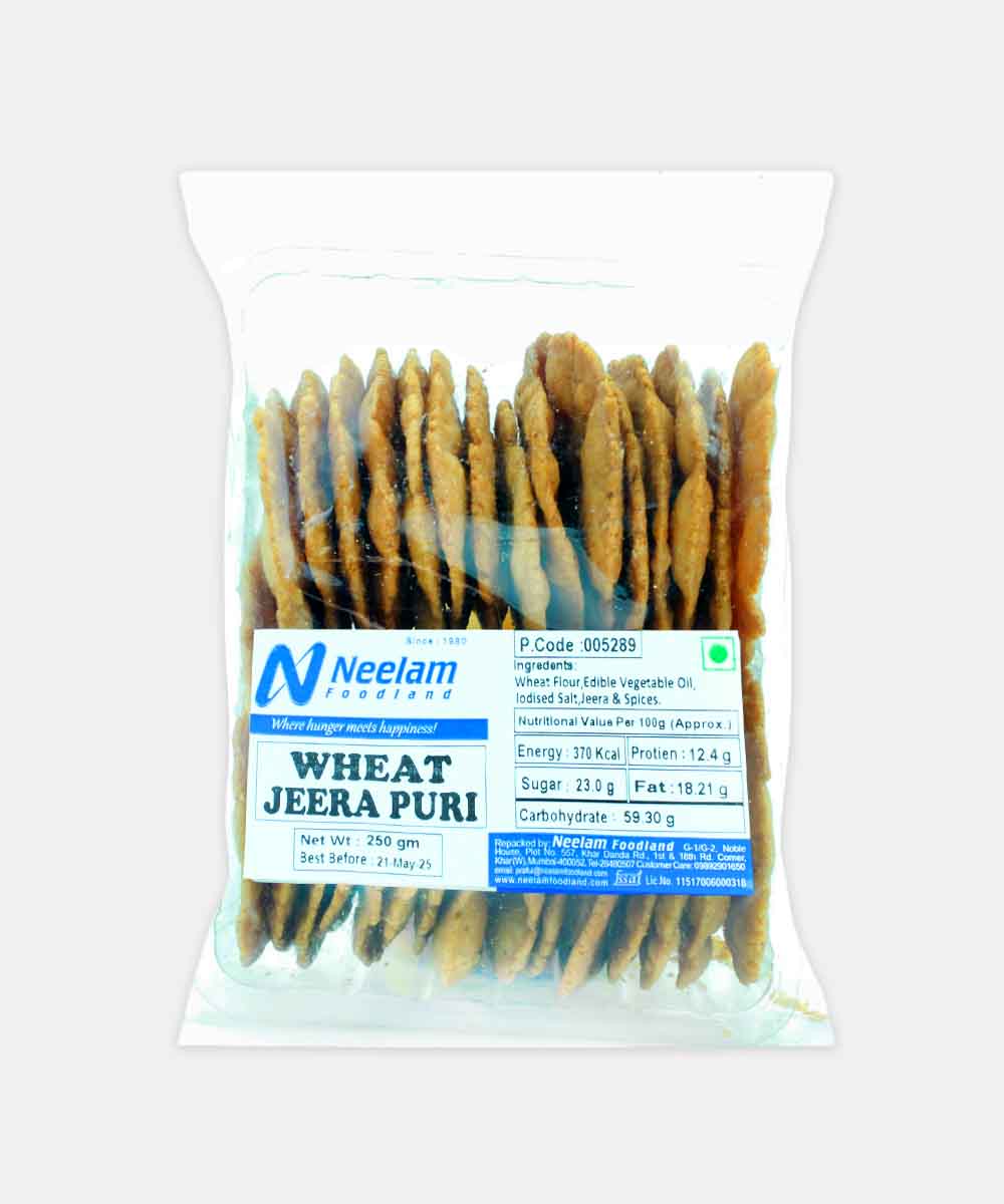 Wheat Jeera Puri 250 Gm