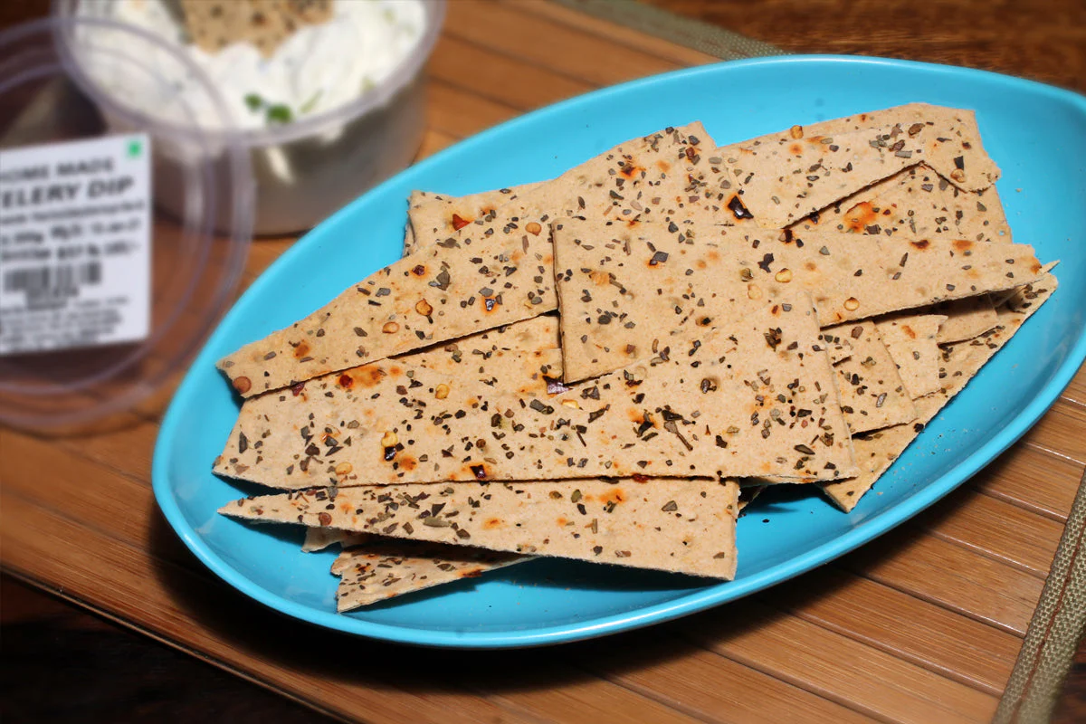 Whole Wheat Lavash With Herbs 100 Gm - Image 2
